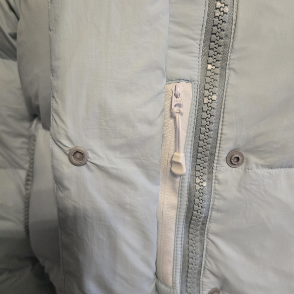 Canada Goose Pale Blue Quilted Hooded Puffer Jacket S - Picture 7 of 14